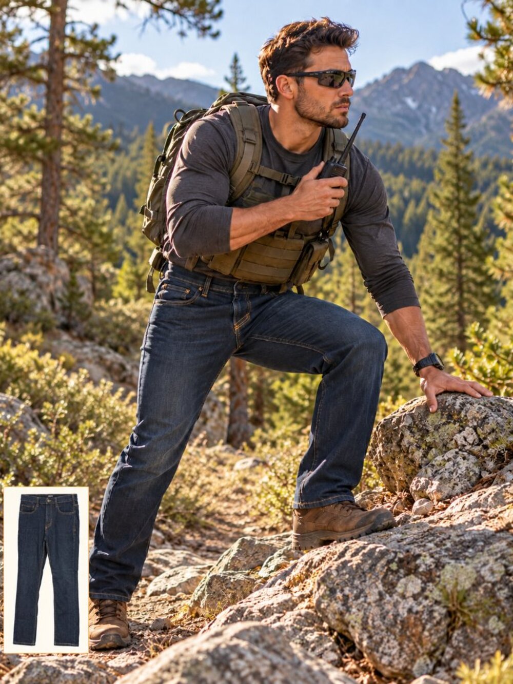 Men’s 5.11 Tactical Dark Wash Jeans | 32×31